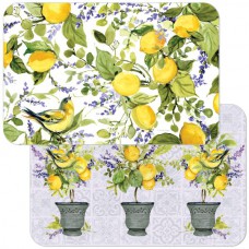 Cala Home Podkładki na stół dwustronne C174-00080 Watercolor Lemons