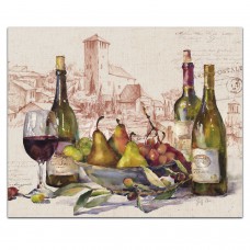 Cala Home Podkładka szklana 22-01220 "Wine Tableau" 25/20cm